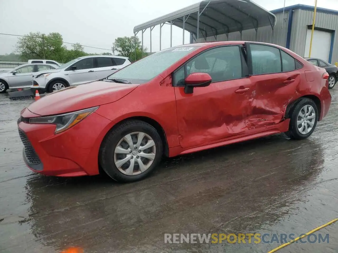 1 Photograph of a damaged car 5YFEPMAE5MP233337 TOYOTA COROLLA 2021
