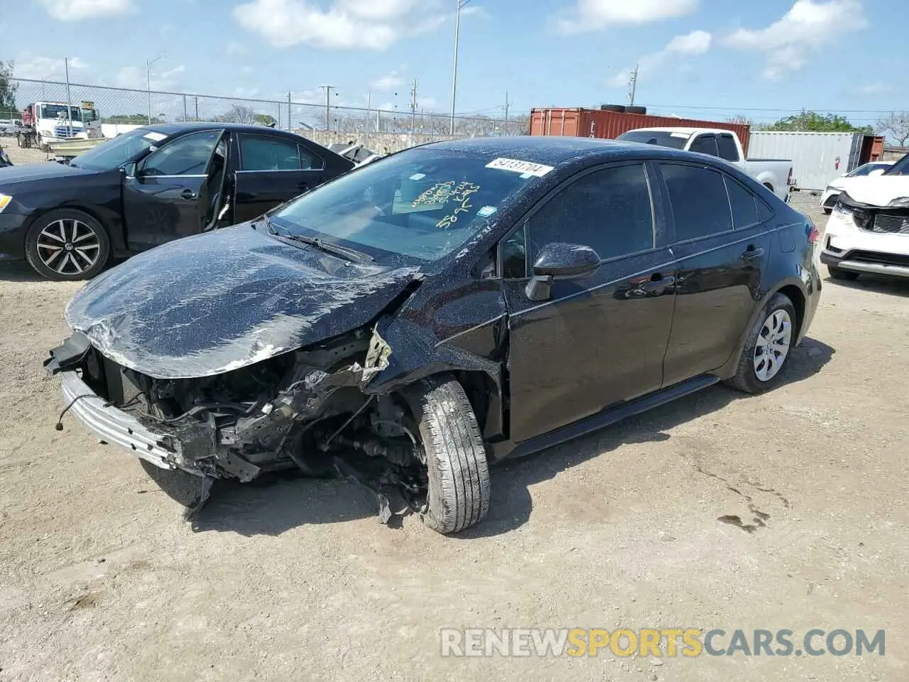 1 Photograph of a damaged car 5YFEPMAE5MP235895 TOYOTA COROLLA 2021