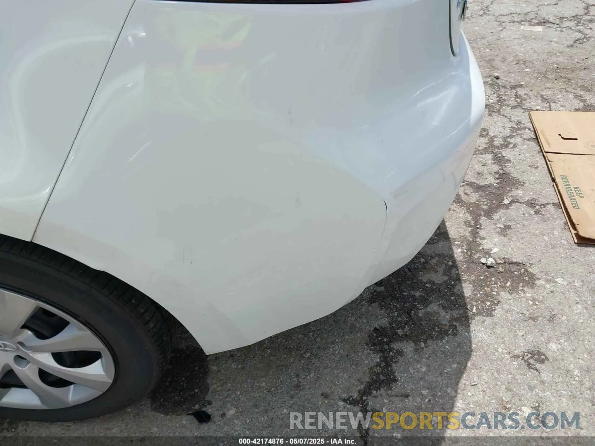 21 Photograph of a damaged car 5YFEPMAE5MP236187 TOYOTA COROLLA 2021