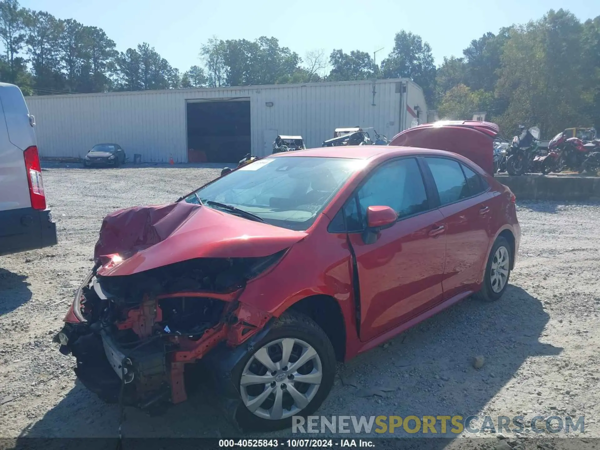 2 Photograph of a damaged car 5YFEPMAE5MP239803 TOYOTA COROLLA 2021
