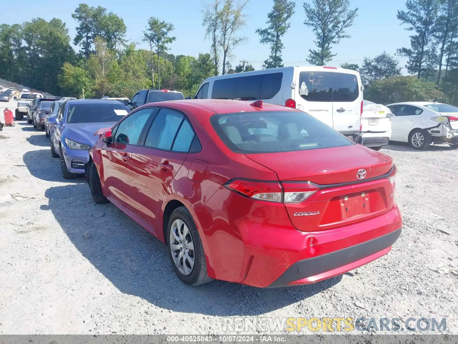 3 Photograph of a damaged car 5YFEPMAE5MP239803 TOYOTA COROLLA 2021