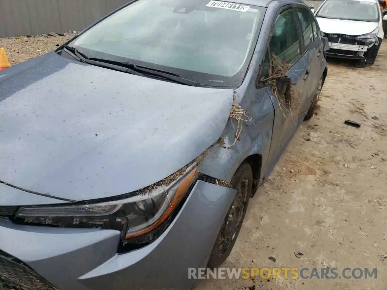 9 Photograph of a damaged car 5YFEPMAE5MP246783 TOYOTA COROLLA 2021