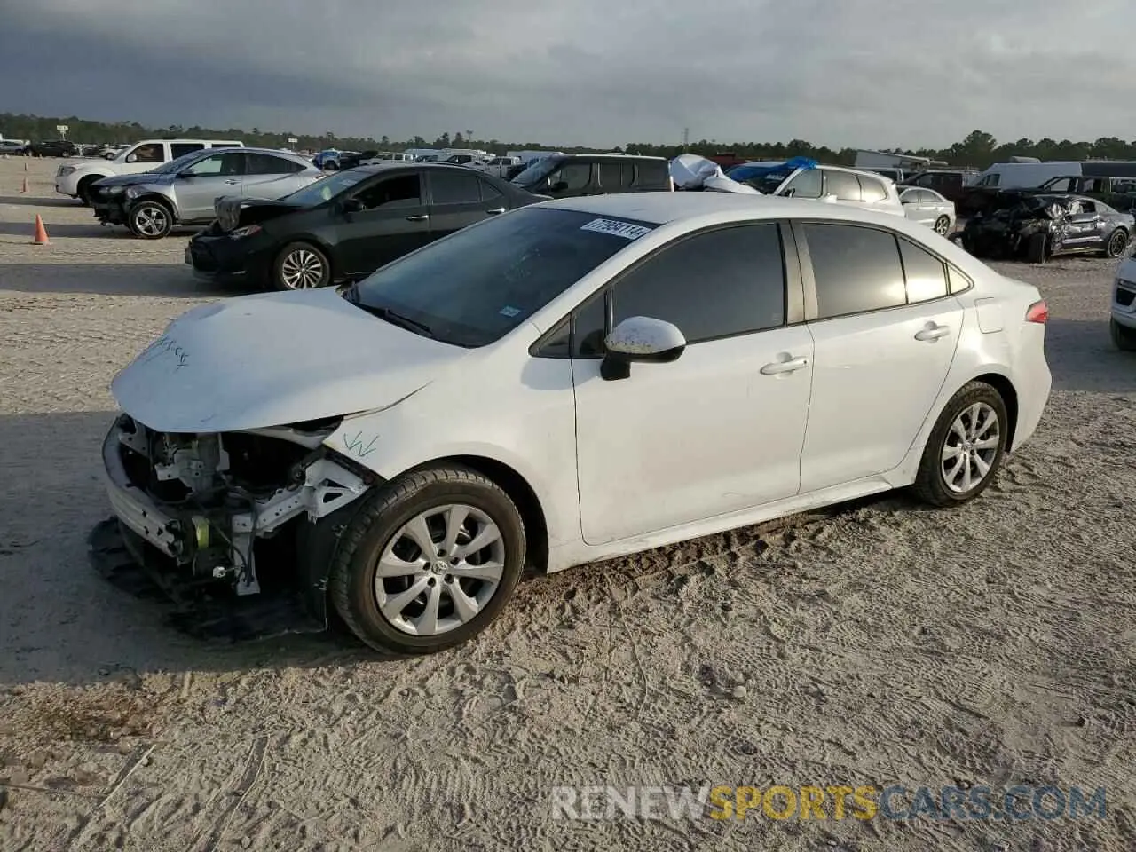 1 Photograph of a damaged car 5YFEPMAE5MP247965 TOYOTA COROLLA 2021