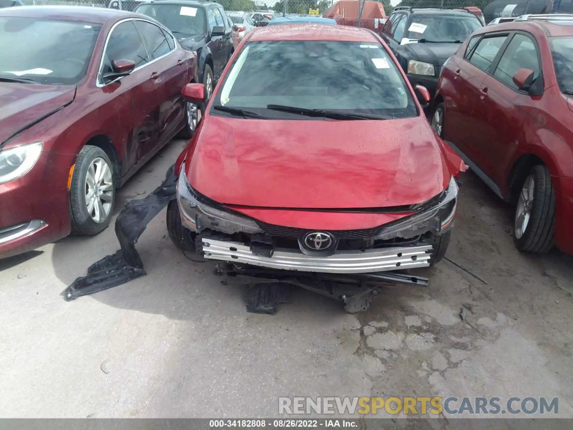 6 Photograph of a damaged car 5YFEPMAE5MP252566 TOYOTA COROLLA 2021