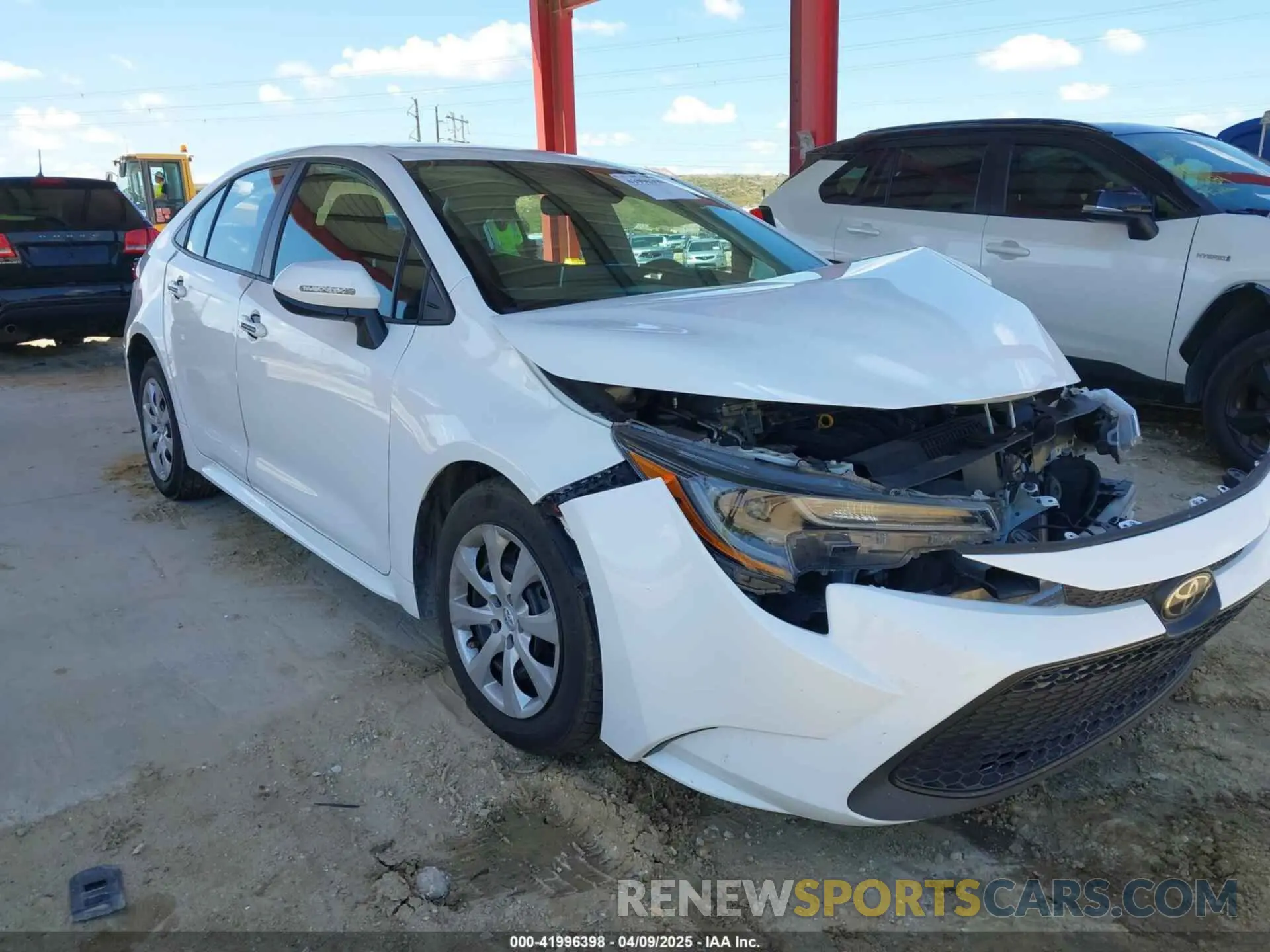 1 Photograph of a damaged car 5YFEPMAE5MP253569 TOYOTA COROLLA 2021