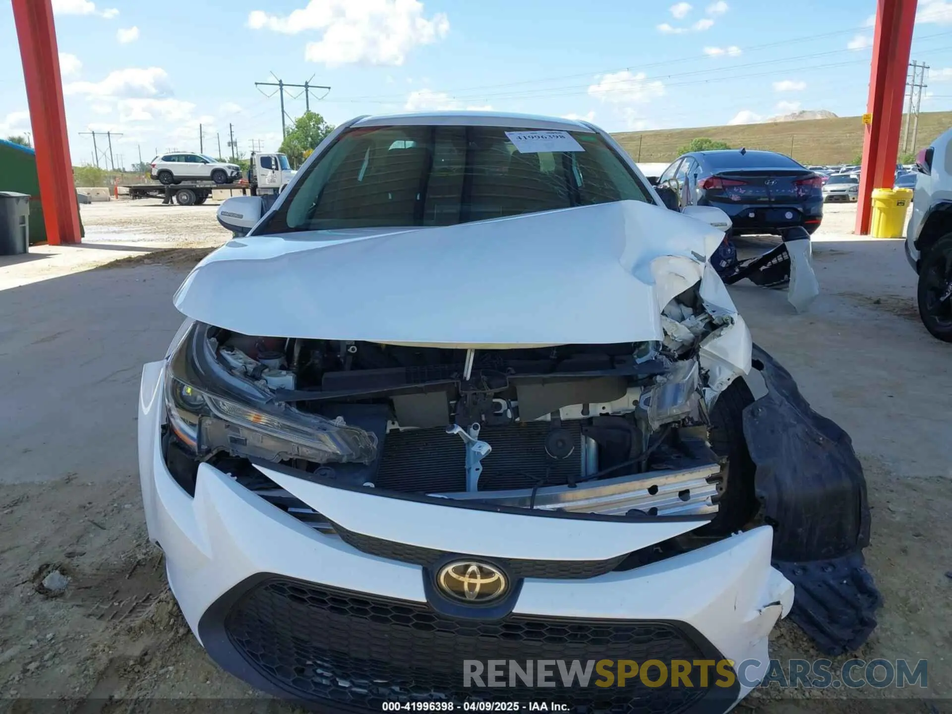 6 Photograph of a damaged car 5YFEPMAE5MP253569 TOYOTA COROLLA 2021