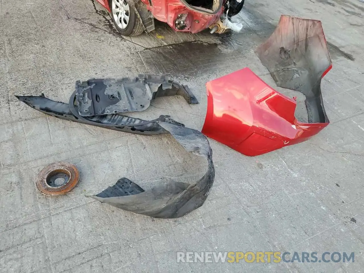 12 Photograph of a damaged car 5YFEPMAE5MP260196 TOYOTA COROLLA 2021