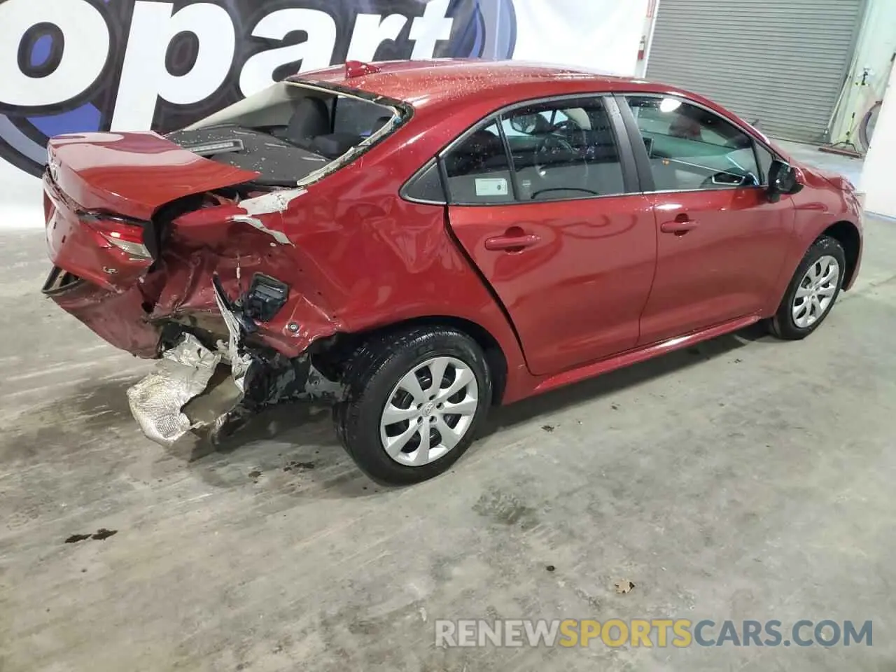 3 Photograph of a damaged car 5YFEPMAE5MP260196 TOYOTA COROLLA 2021