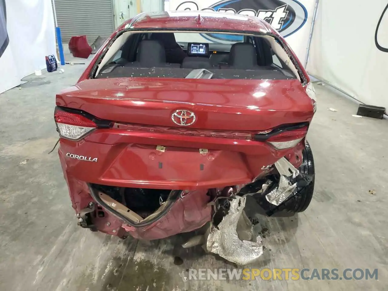 6 Photograph of a damaged car 5YFEPMAE5MP260196 TOYOTA COROLLA 2021