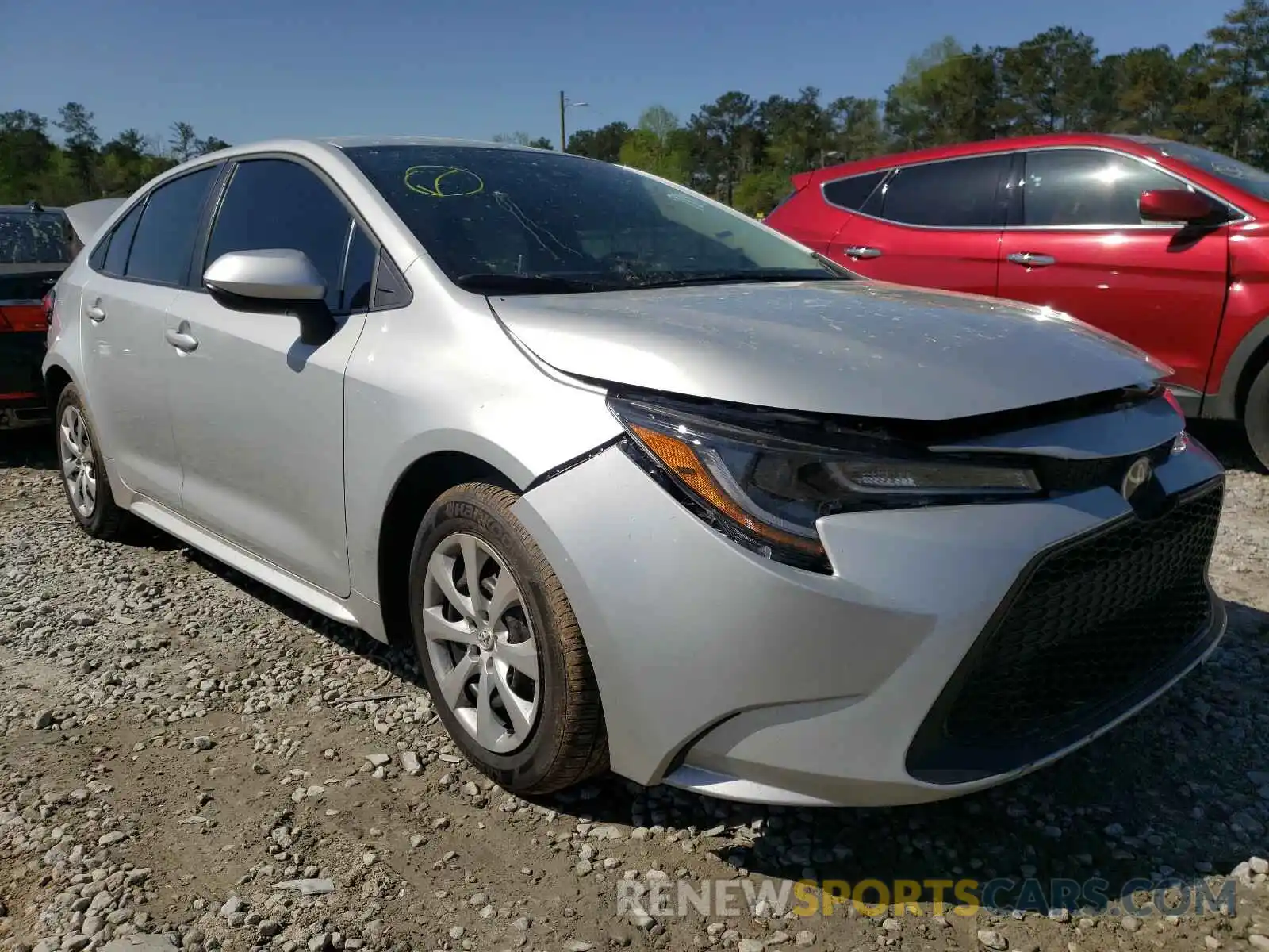 1 Photograph of a damaged car 5YFEPMAE6MP147891 TOYOTA COROLLA 2021