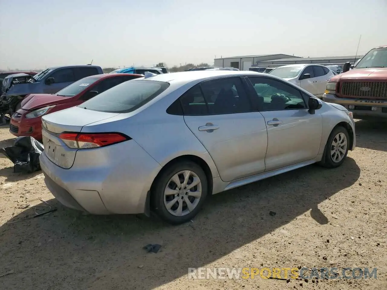 3 Photograph of a damaged car 5YFEPMAE6MP148524 TOYOTA COROLLA 2021