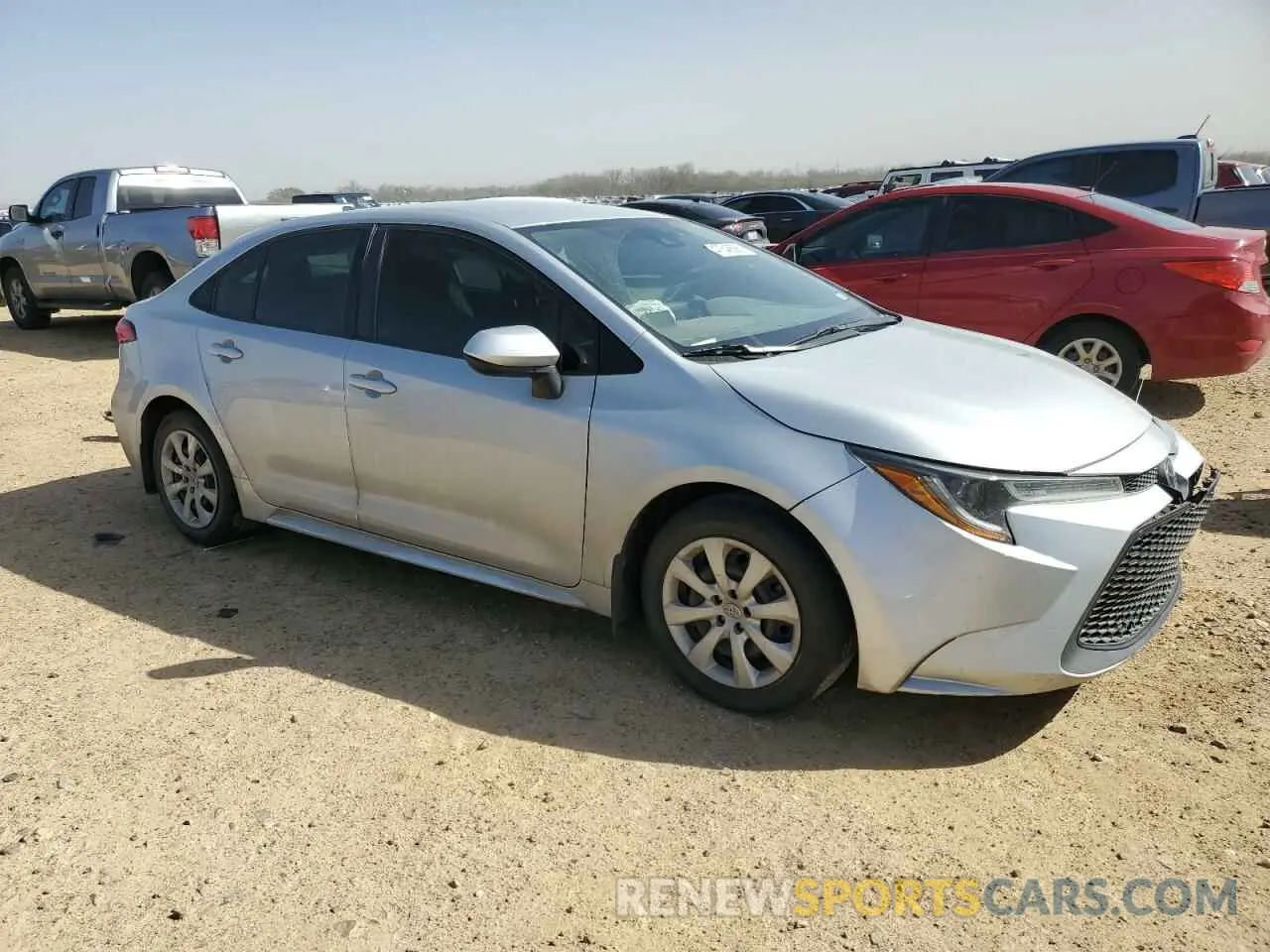 4 Photograph of a damaged car 5YFEPMAE6MP148524 TOYOTA COROLLA 2021