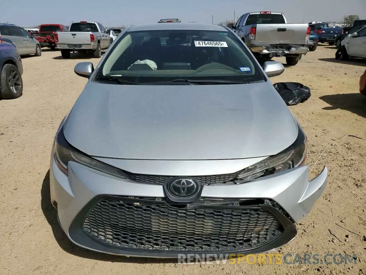 5 Photograph of a damaged car 5YFEPMAE6MP148524 TOYOTA COROLLA 2021