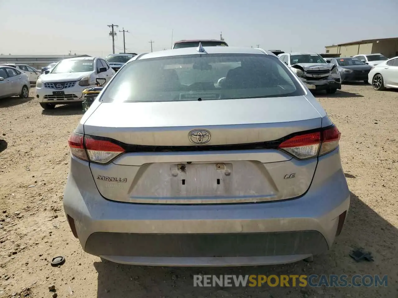 6 Photograph of a damaged car 5YFEPMAE6MP148524 TOYOTA COROLLA 2021
