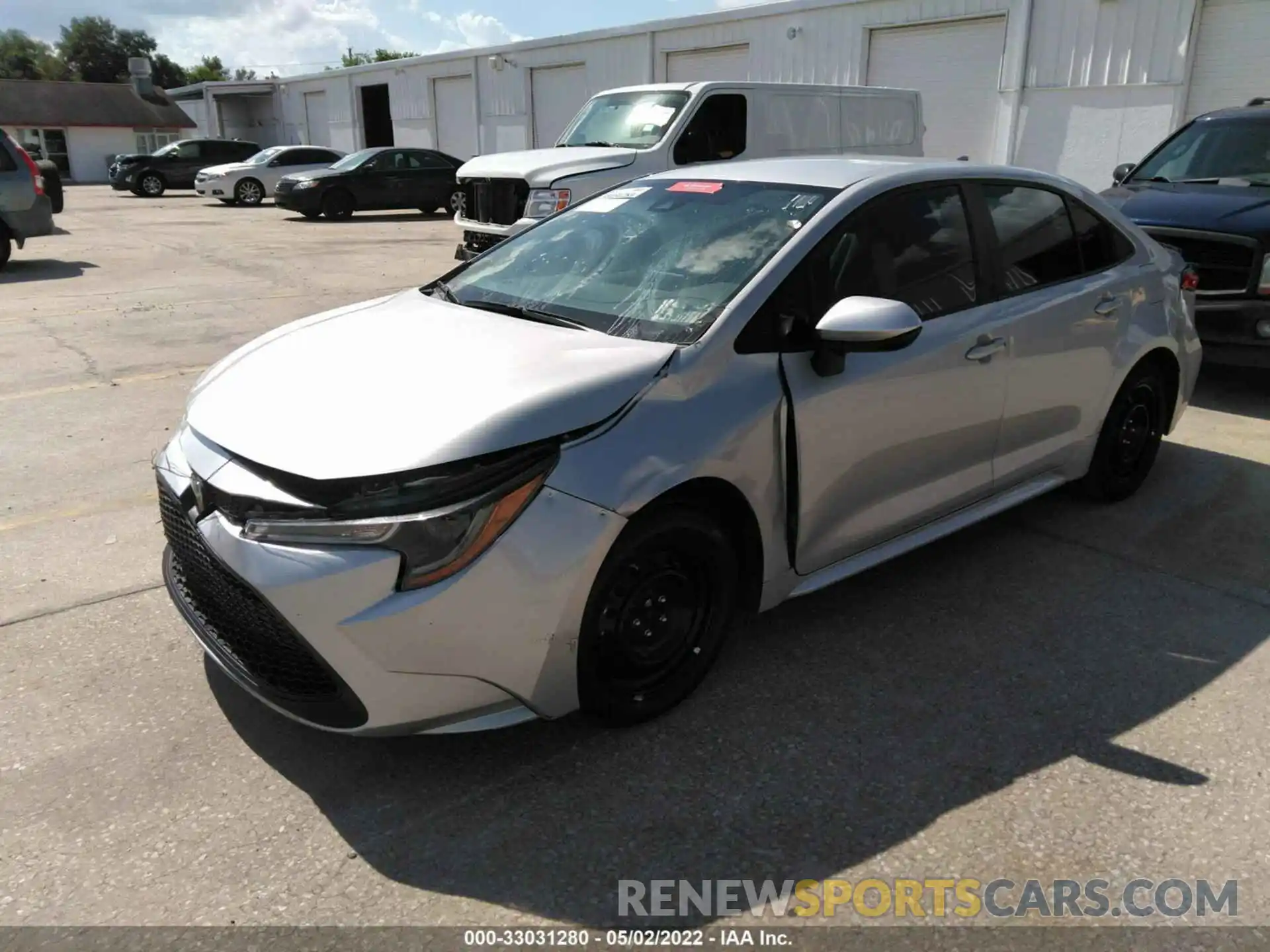 2 Photograph of a damaged car 5YFEPMAE6MP151391 TOYOTA COROLLA 2021