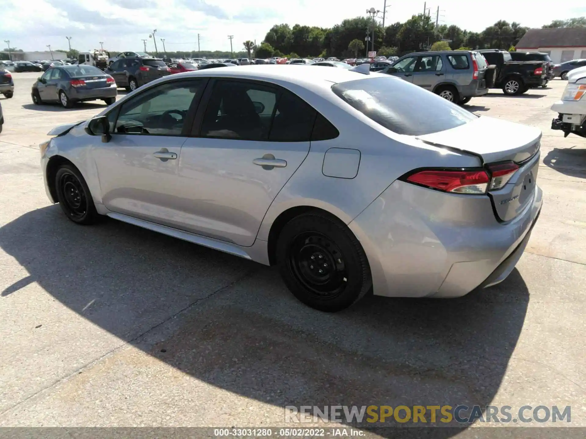 3 Photograph of a damaged car 5YFEPMAE6MP151391 TOYOTA COROLLA 2021