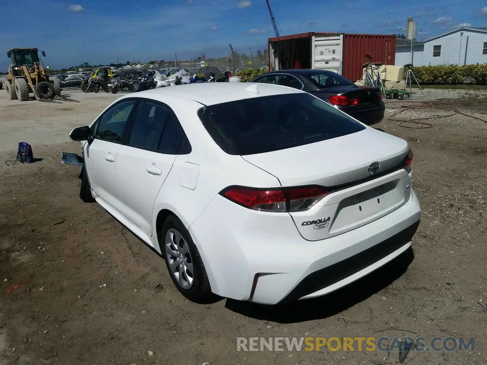 3 Photograph of a damaged car 5YFEPMAE6MP154050 TOYOTA COROLLA 2021