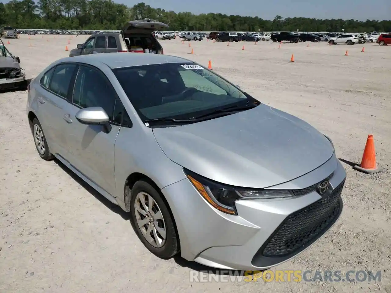 1 Photograph of a damaged car 5YFEPMAE6MP156977 TOYOTA COROLLA 2021