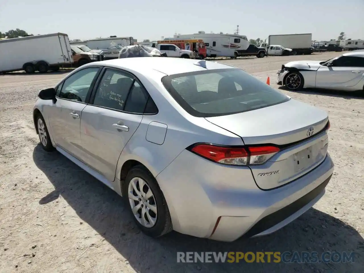 3 Photograph of a damaged car 5YFEPMAE6MP156977 TOYOTA COROLLA 2021