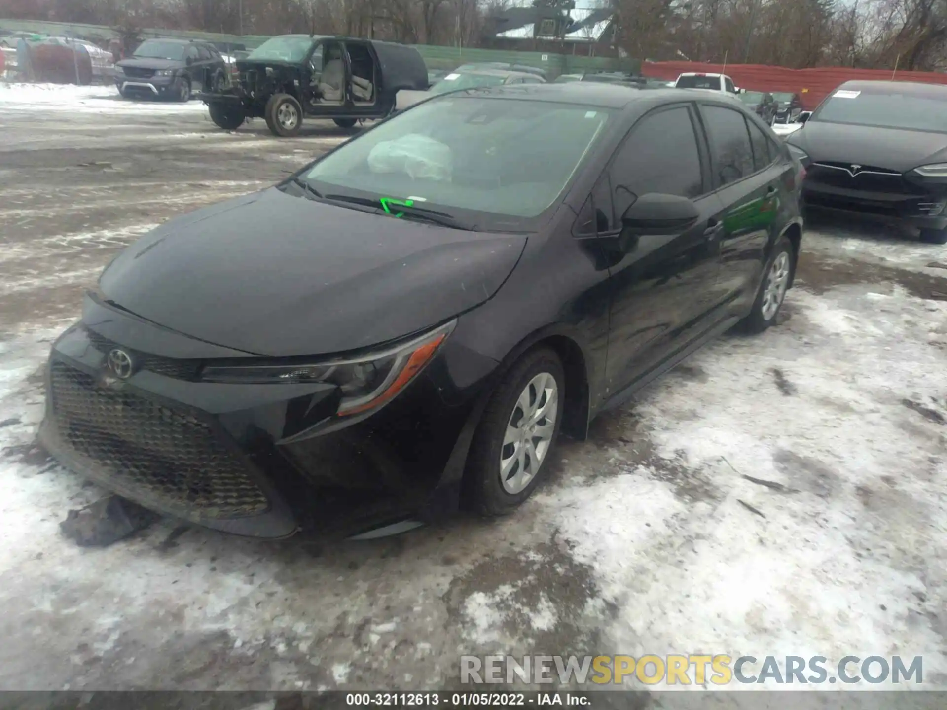 2 Photograph of a damaged car 5YFEPMAE6MP162150 TOYOTA COROLLA 2021