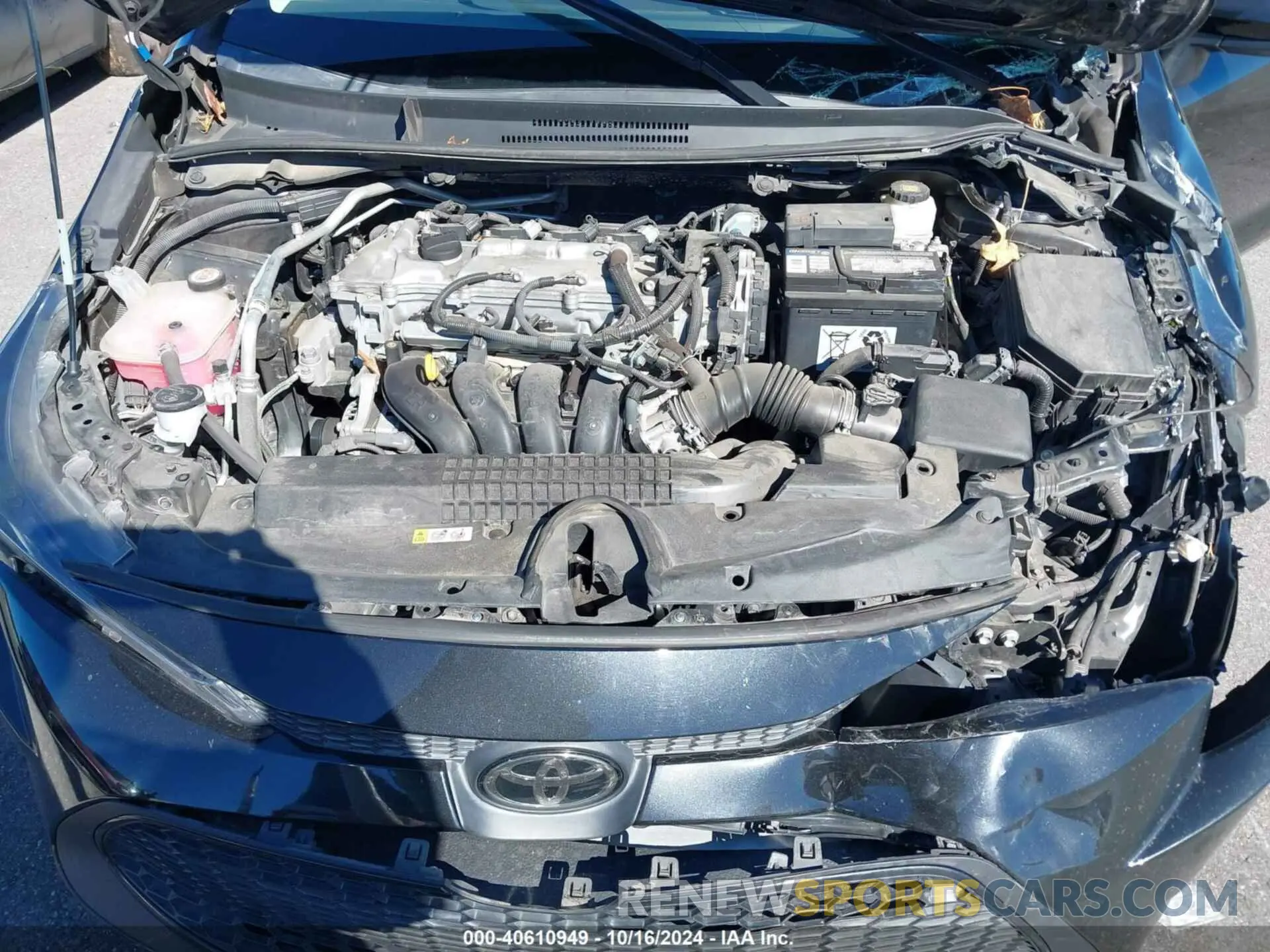 10 Photograph of a damaged car 5YFEPMAE6MP163265 TOYOTA COROLLA 2021