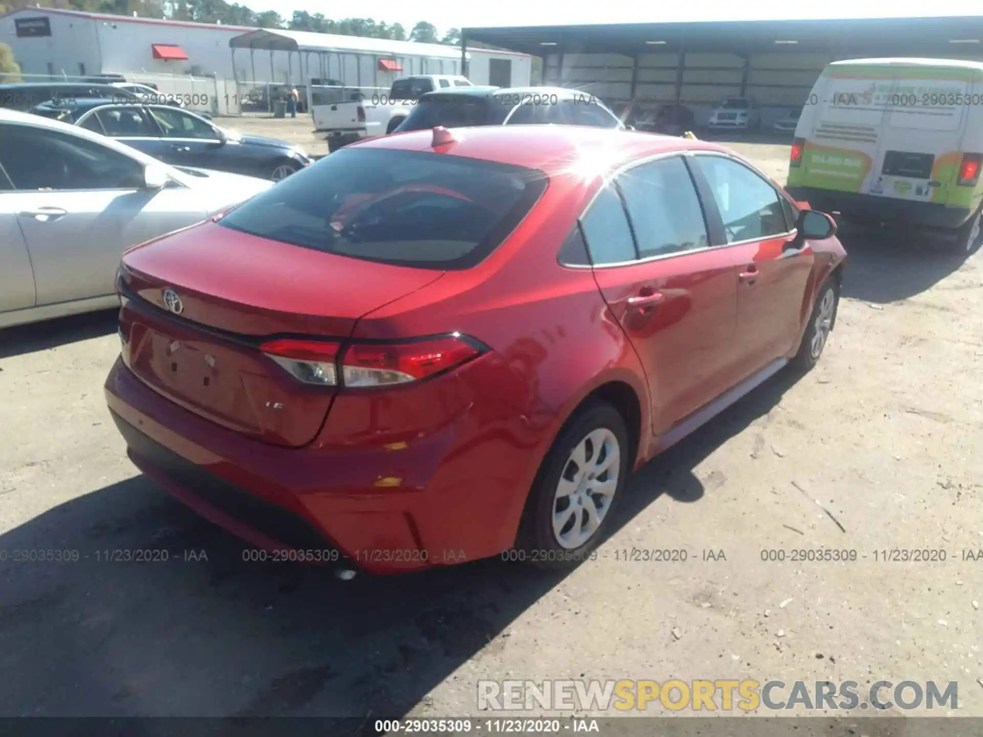 4 Photograph of a damaged car 5YFEPMAE6MP164464 TOYOTA COROLLA 2021