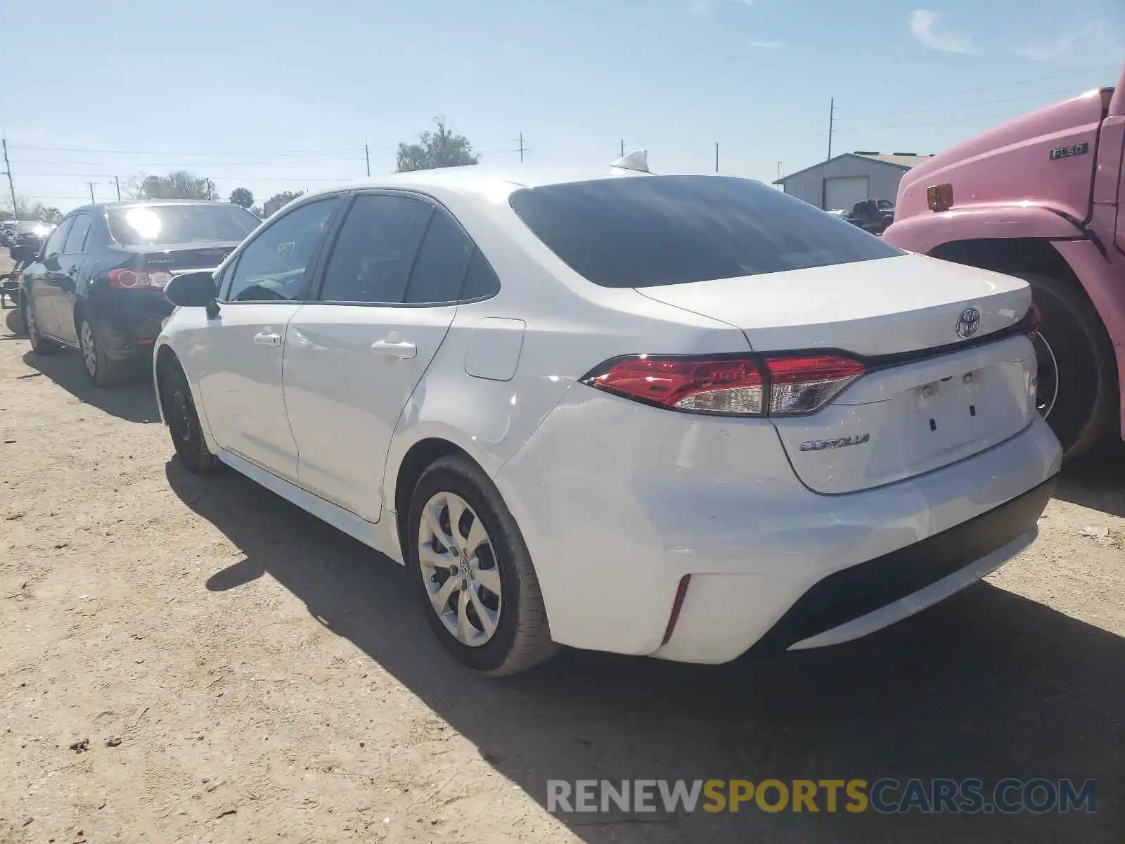 3 Photograph of a damaged car 5YFEPMAE6MP173164 TOYOTA COROLLA 2021