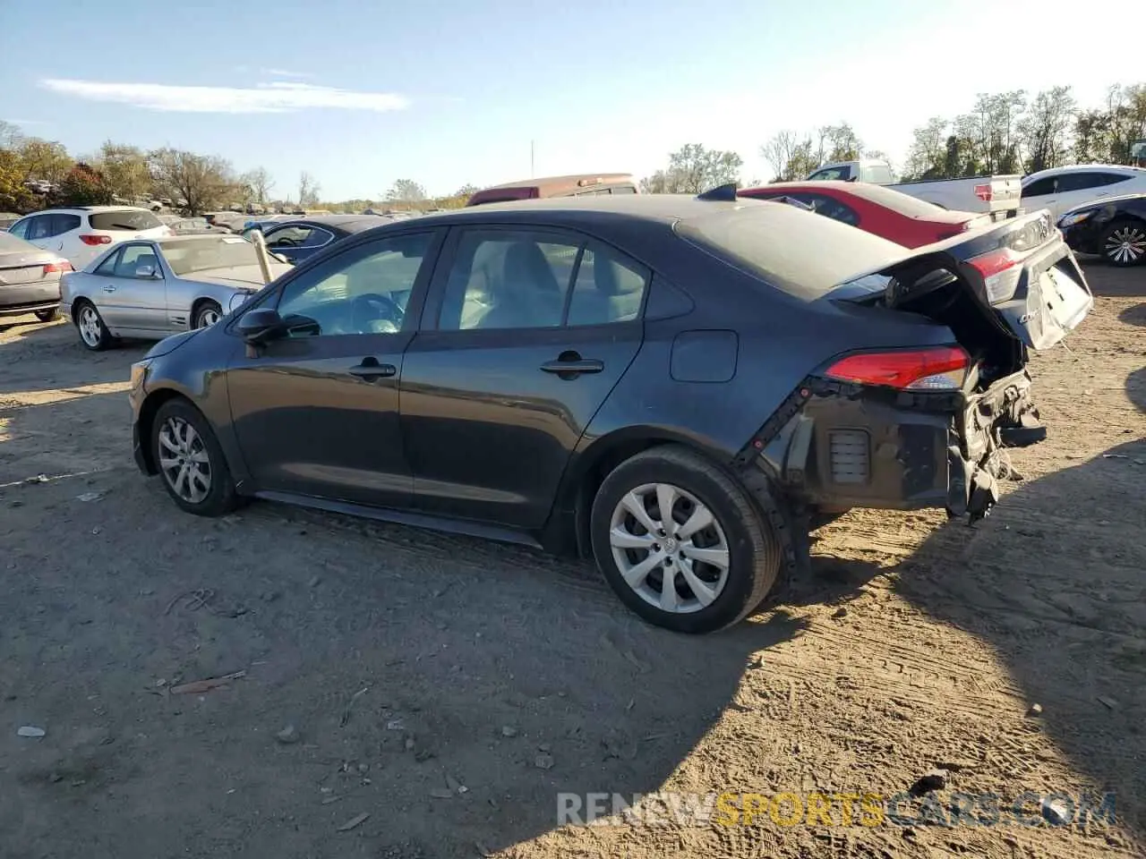 2 Photograph of a damaged car 5YFEPMAE6MP176677 TOYOTA COROLLA 2021