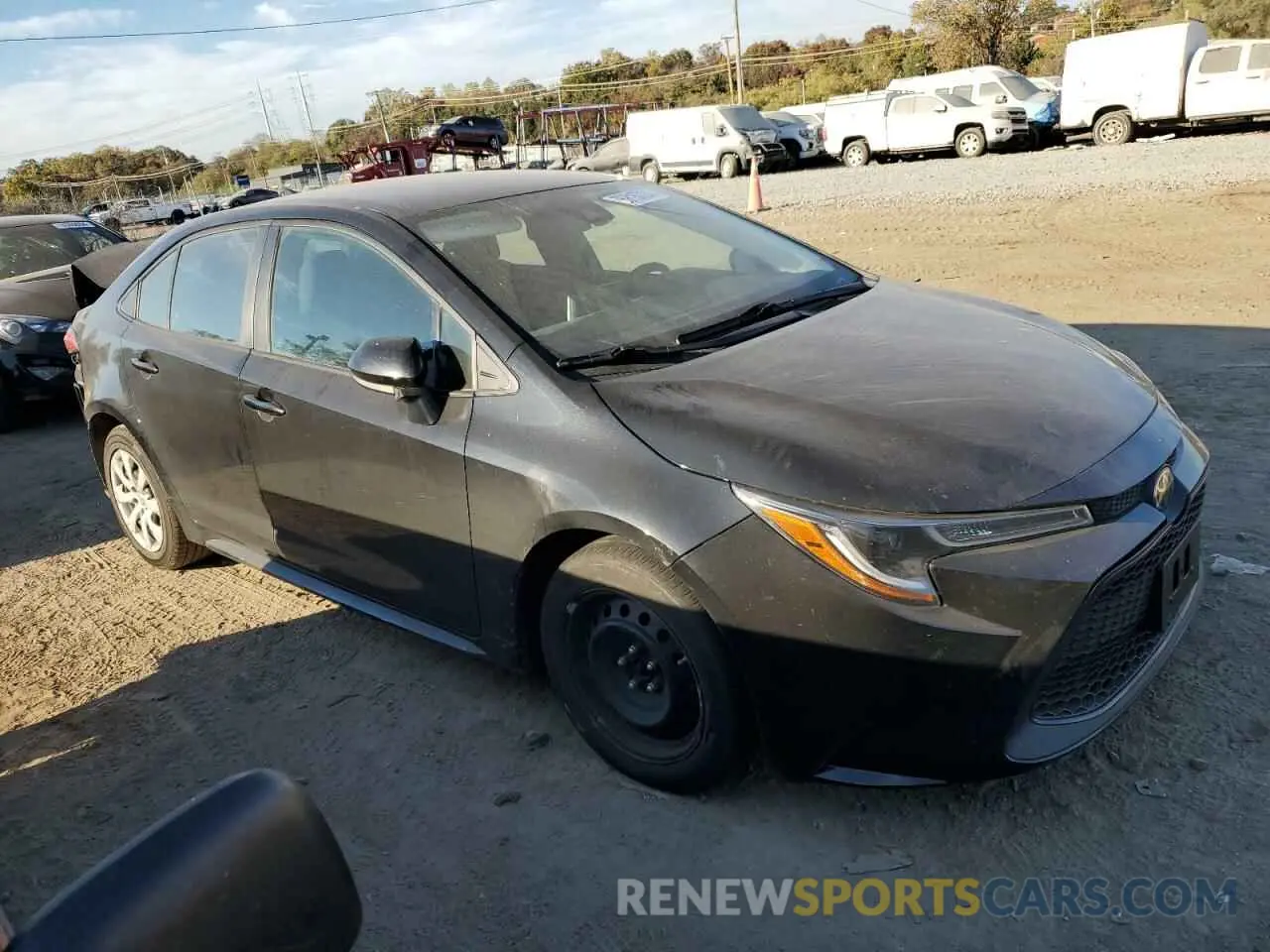 4 Photograph of a damaged car 5YFEPMAE6MP176677 TOYOTA COROLLA 2021