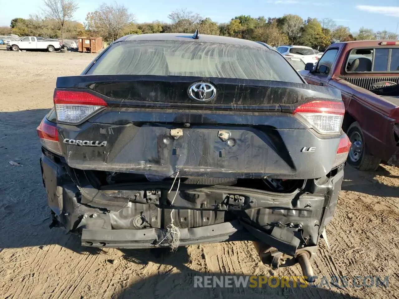 6 Photograph of a damaged car 5YFEPMAE6MP176677 TOYOTA COROLLA 2021