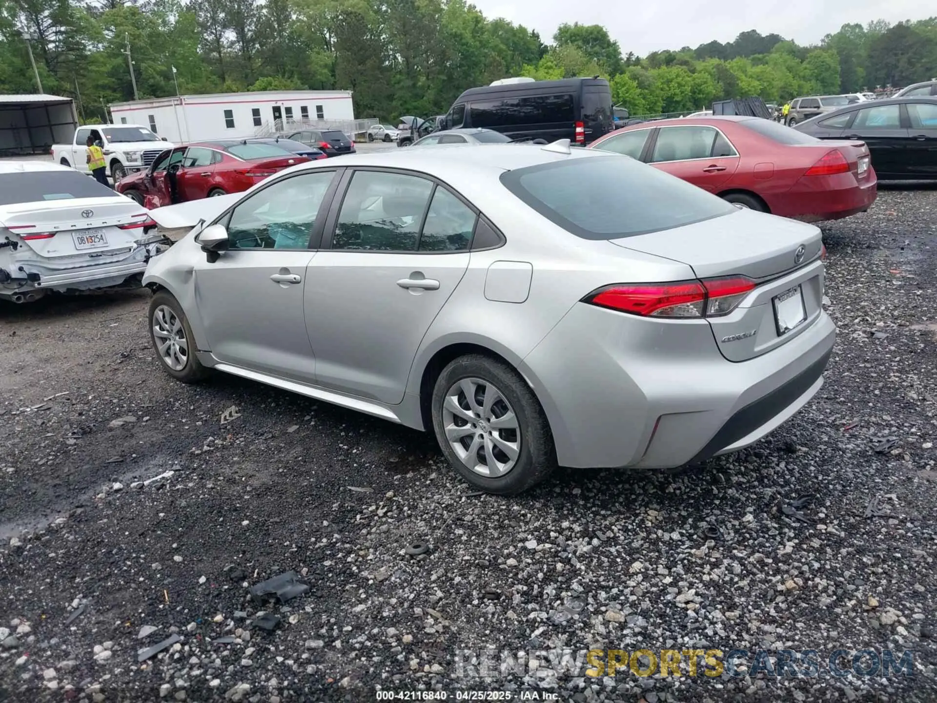 3 Photograph of a damaged car 5YFEPMAE6MP180793 TOYOTA COROLLA 2021