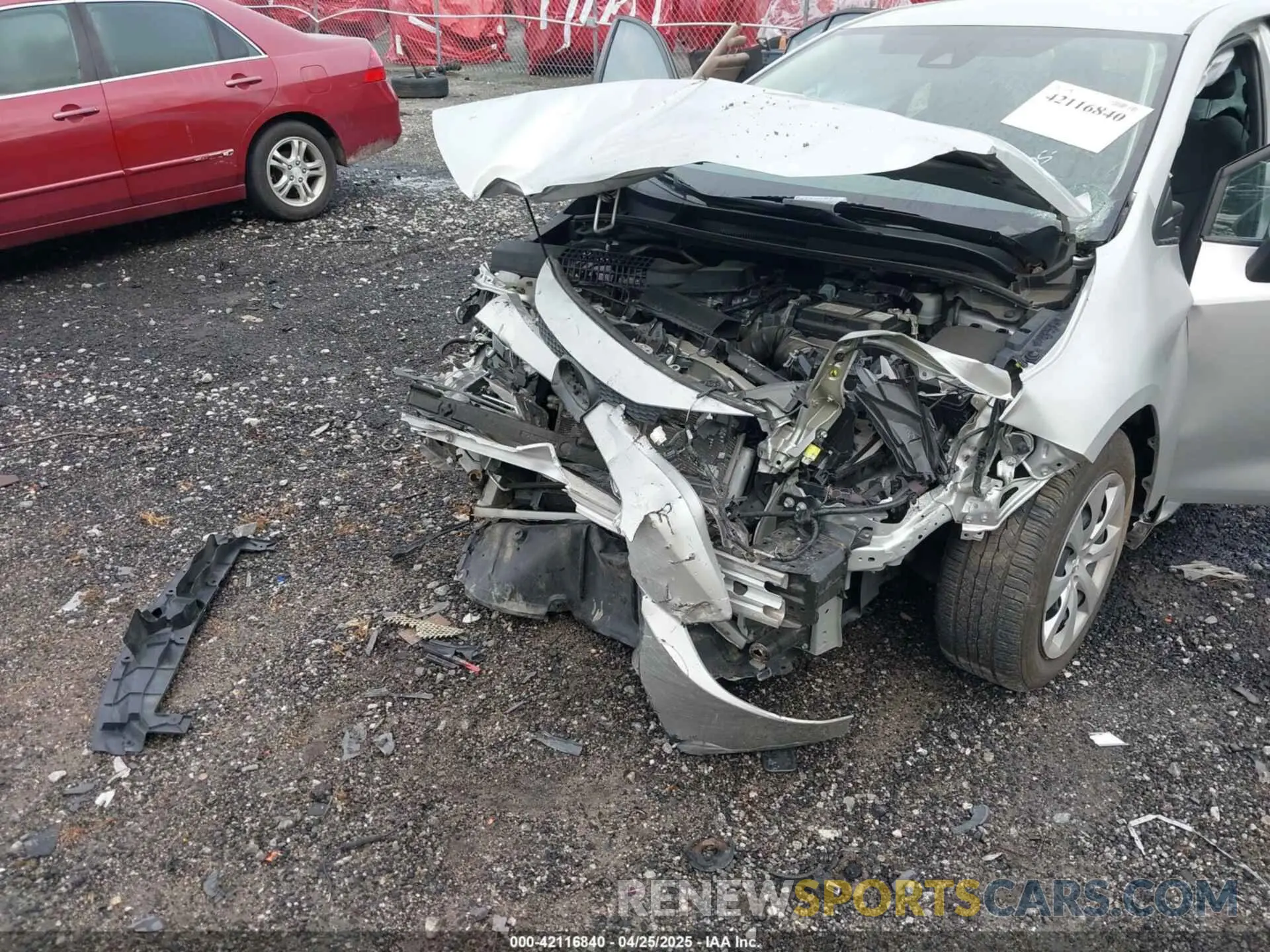 6 Photograph of a damaged car 5YFEPMAE6MP180793 TOYOTA COROLLA 2021