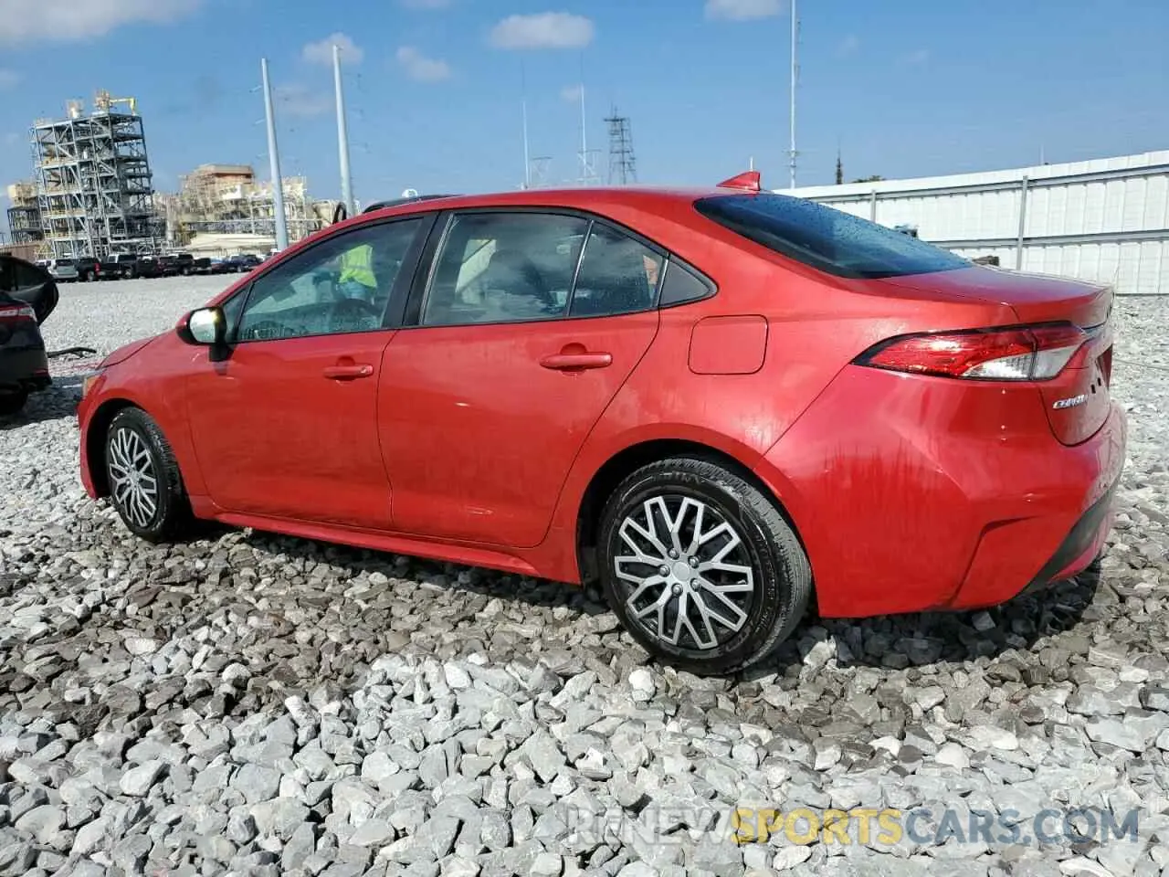 2 Photograph of a damaged car 5YFEPMAE6MP180972 TOYOTA COROLLA 2021