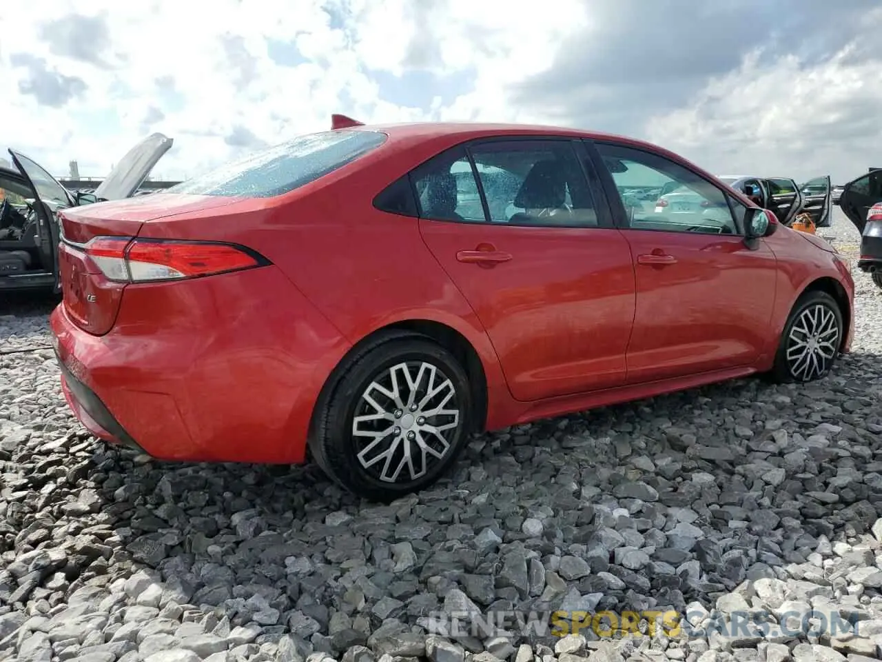 3 Photograph of a damaged car 5YFEPMAE6MP180972 TOYOTA COROLLA 2021