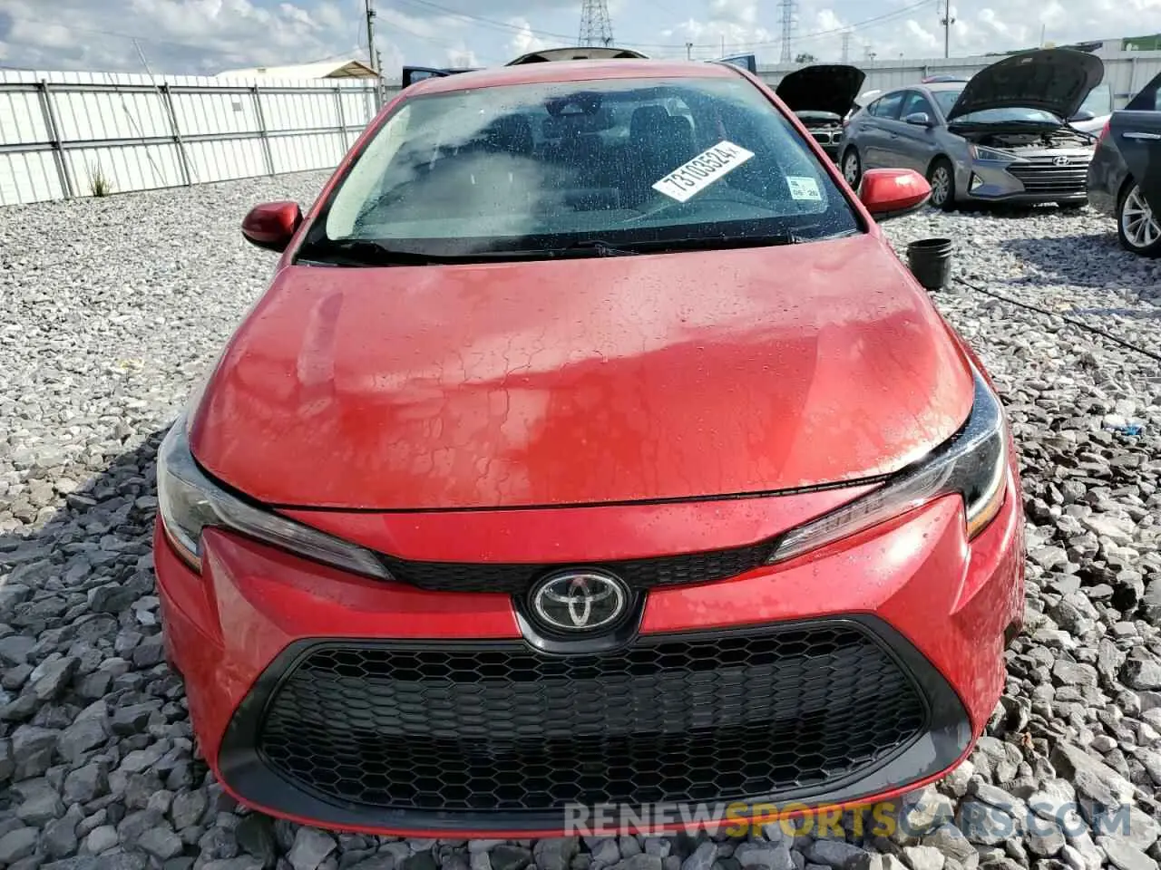 5 Photograph of a damaged car 5YFEPMAE6MP180972 TOYOTA COROLLA 2021