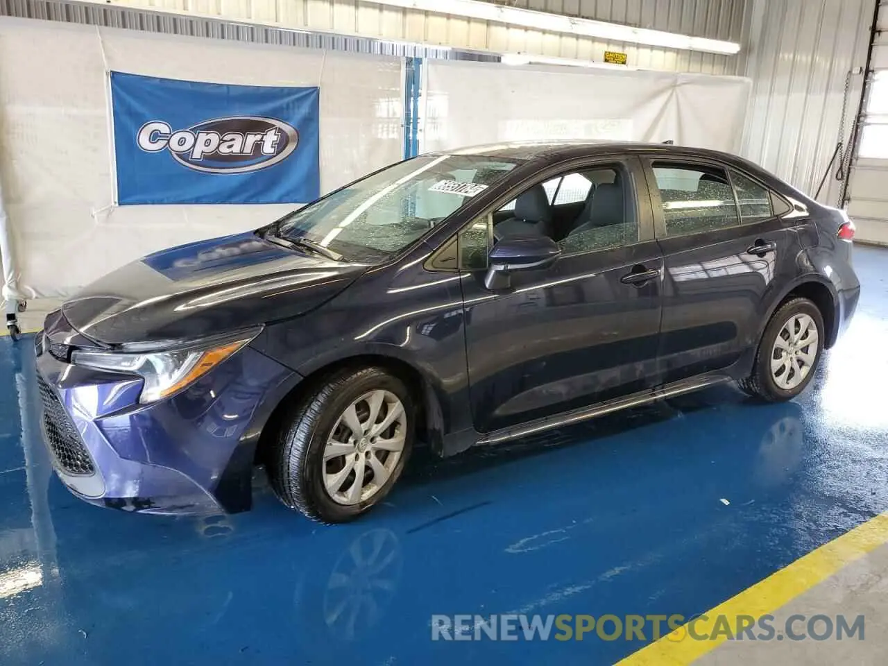 1 Photograph of a damaged car 5YFEPMAE6MP181166 TOYOTA COROLLA 2021
