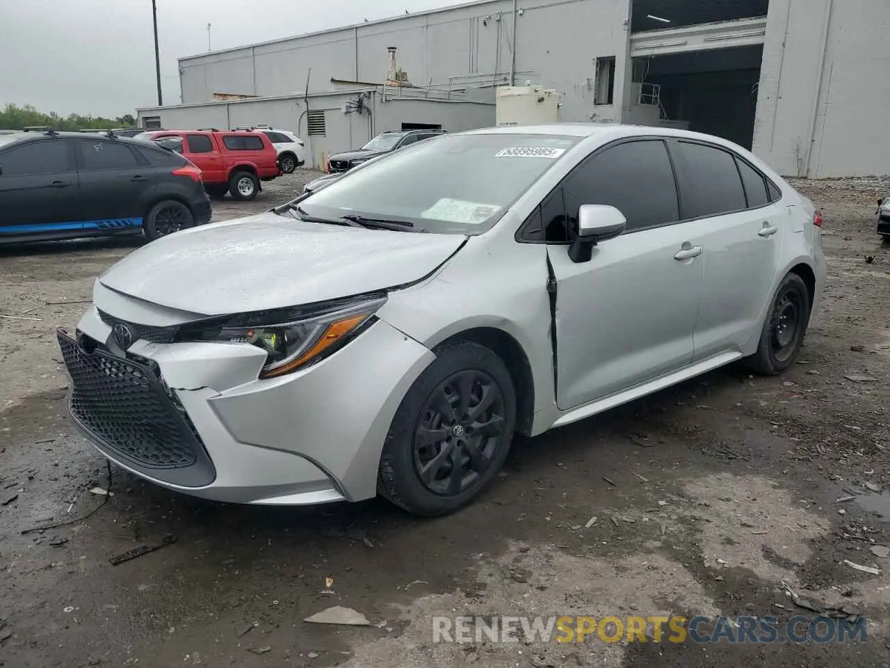 1 Photograph of a damaged car 5YFEPMAE6MP181796 TOYOTA COROLLA 2021