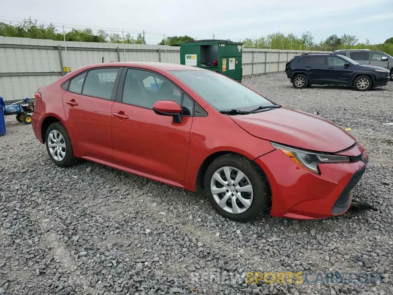 4 Photograph of a damaged car 5YFEPMAE6MP184276 TOYOTA COROLLA 2021