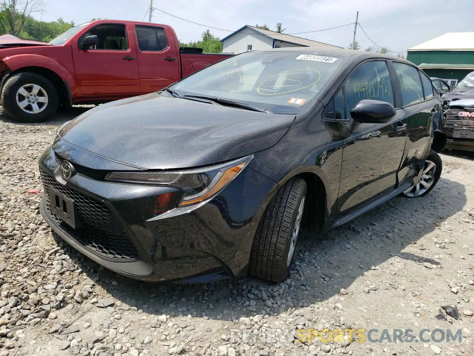 2 Photograph of a damaged car 5YFEPMAE6MP185816 TOYOTA COROLLA 2021