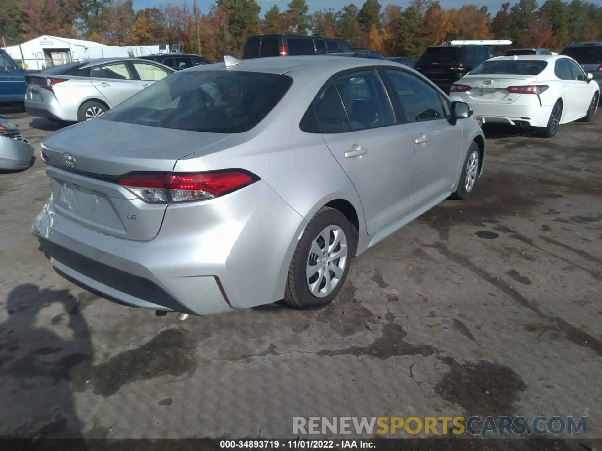 4 Photograph of a damaged car 5YFEPMAE6MP186397 TOYOTA COROLLA 2021