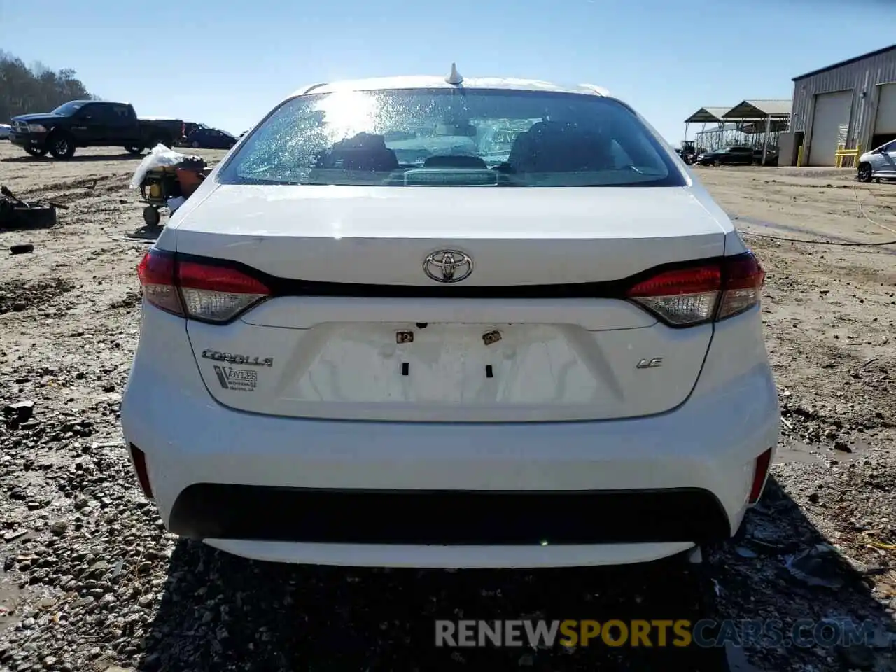 6 Photograph of a damaged car 5YFEPMAE6MP186710 TOYOTA COROLLA 2021