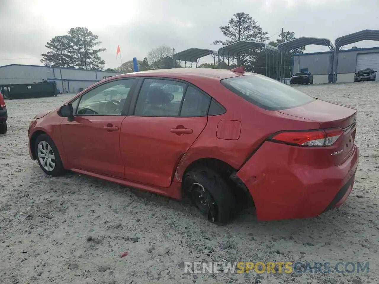 2 Photograph of a damaged car 5YFEPMAE6MP187789 TOYOTA COROLLA 2021