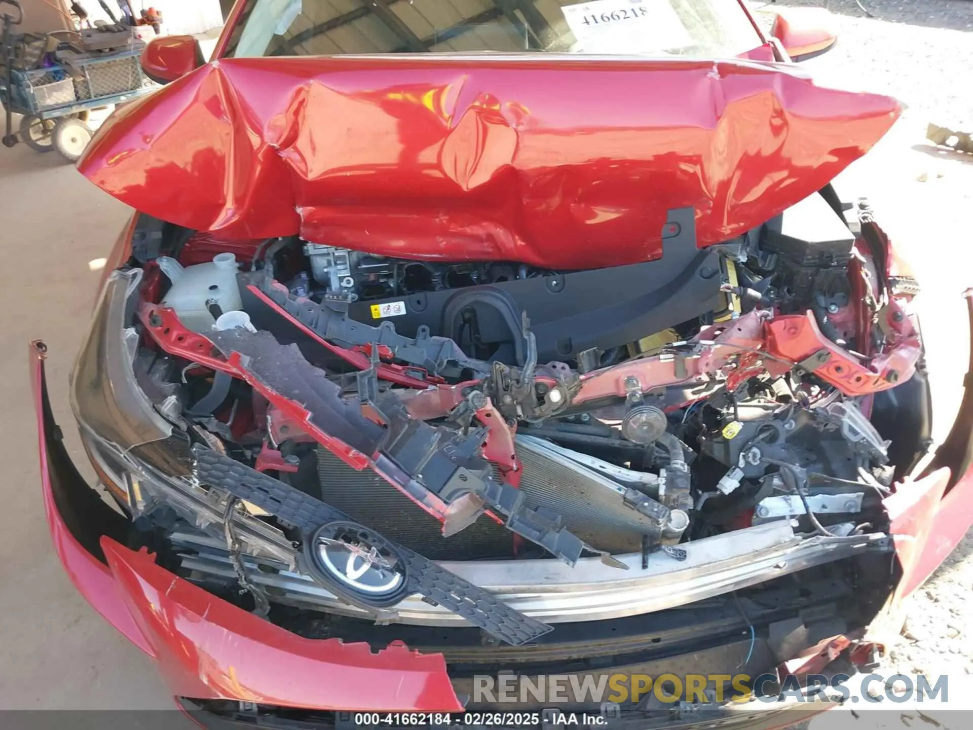 10 Photograph of a damaged car 5YFEPMAE6MP189431 TOYOTA COROLLA 2021
