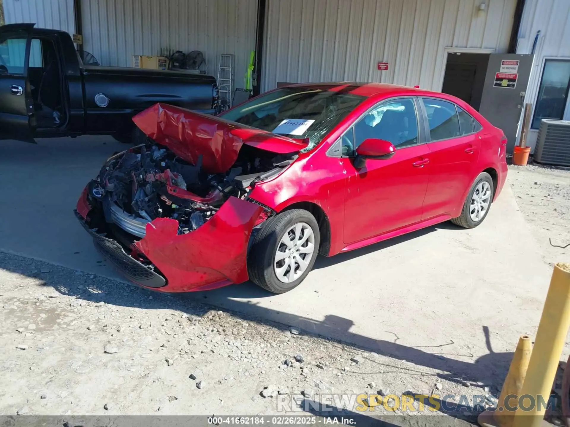 2 Photograph of a damaged car 5YFEPMAE6MP189431 TOYOTA COROLLA 2021