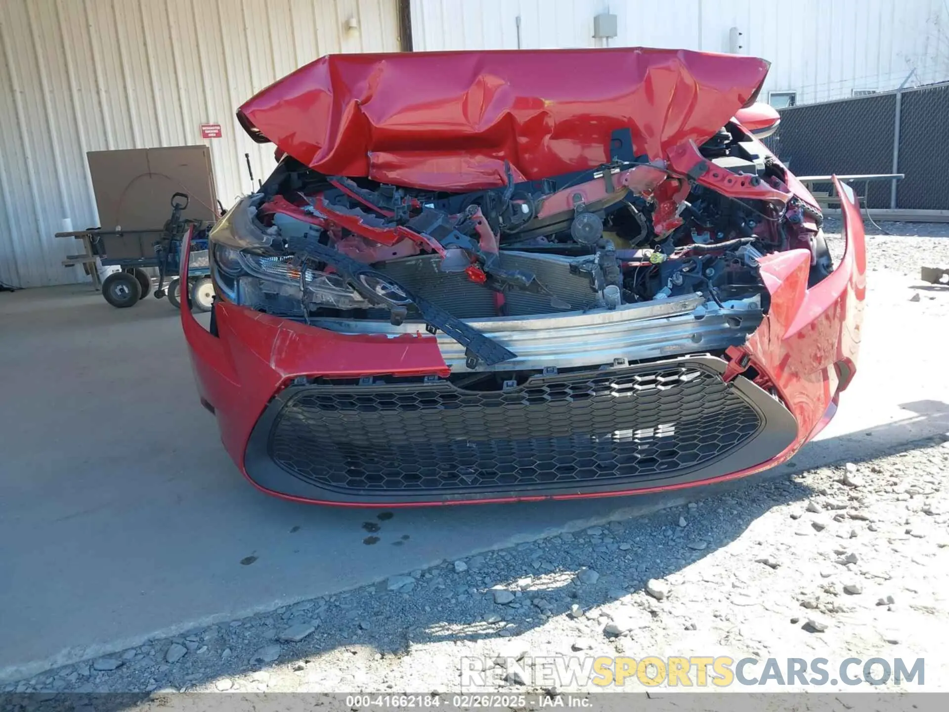 20 Photograph of a damaged car 5YFEPMAE6MP189431 TOYOTA COROLLA 2021
