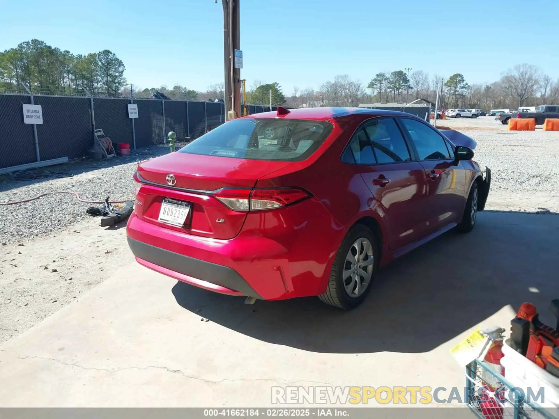 4 Photograph of a damaged car 5YFEPMAE6MP189431 TOYOTA COROLLA 2021