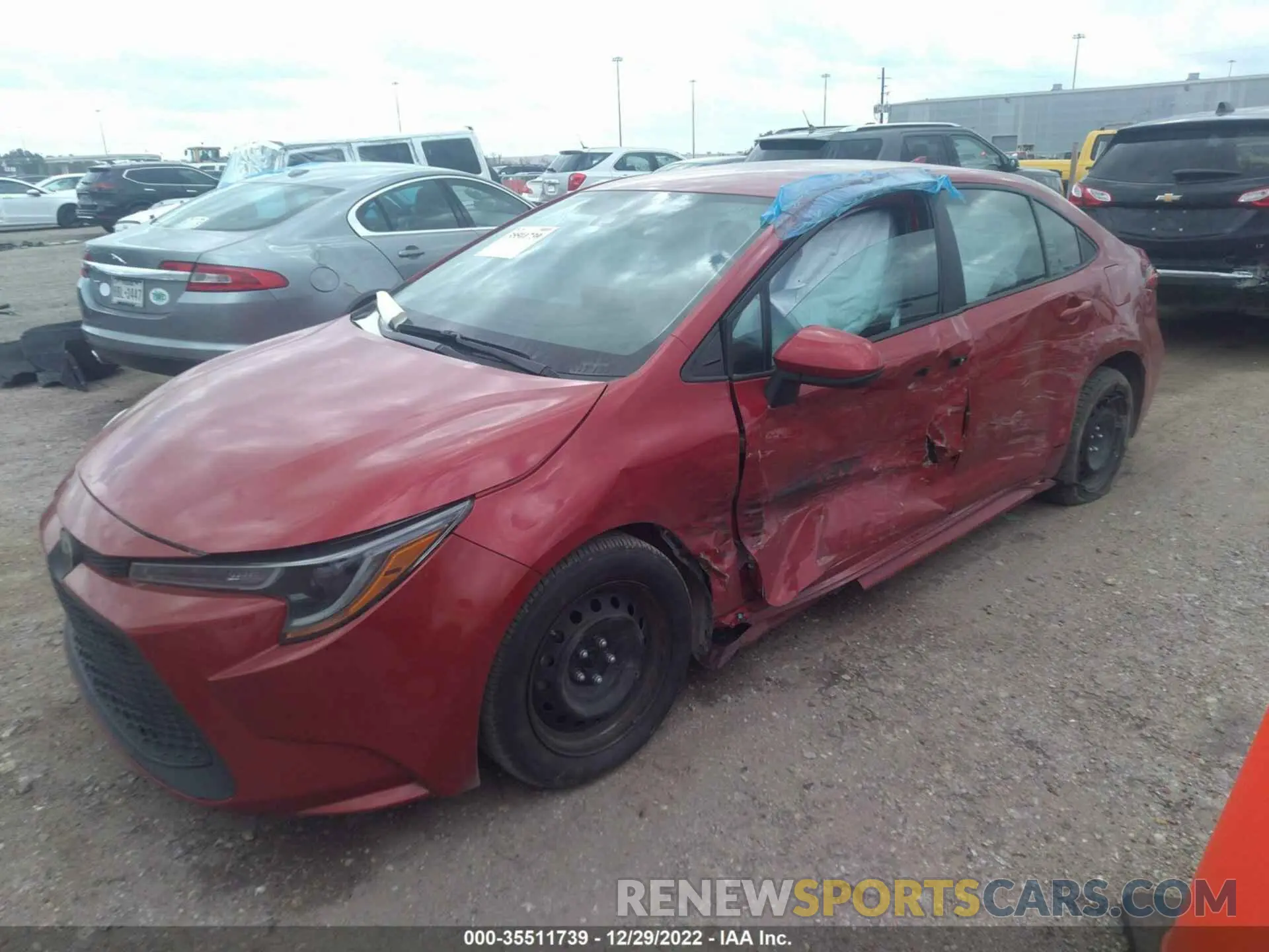 6 Photograph of a damaged car 5YFEPMAE6MP192703 TOYOTA COROLLA 2021