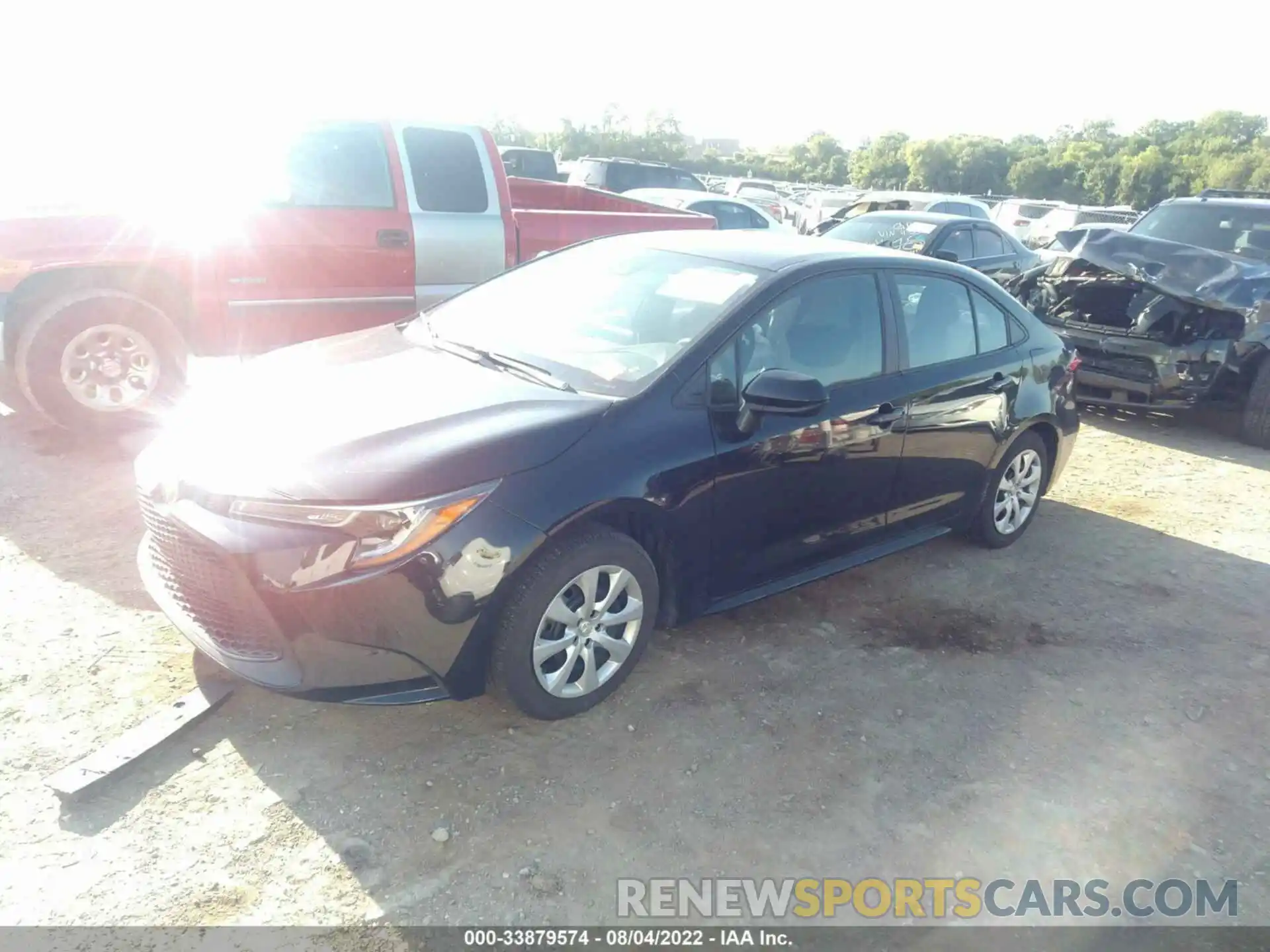 2 Photograph of a damaged car 5YFEPMAE6MP196248 TOYOTA COROLLA 2021