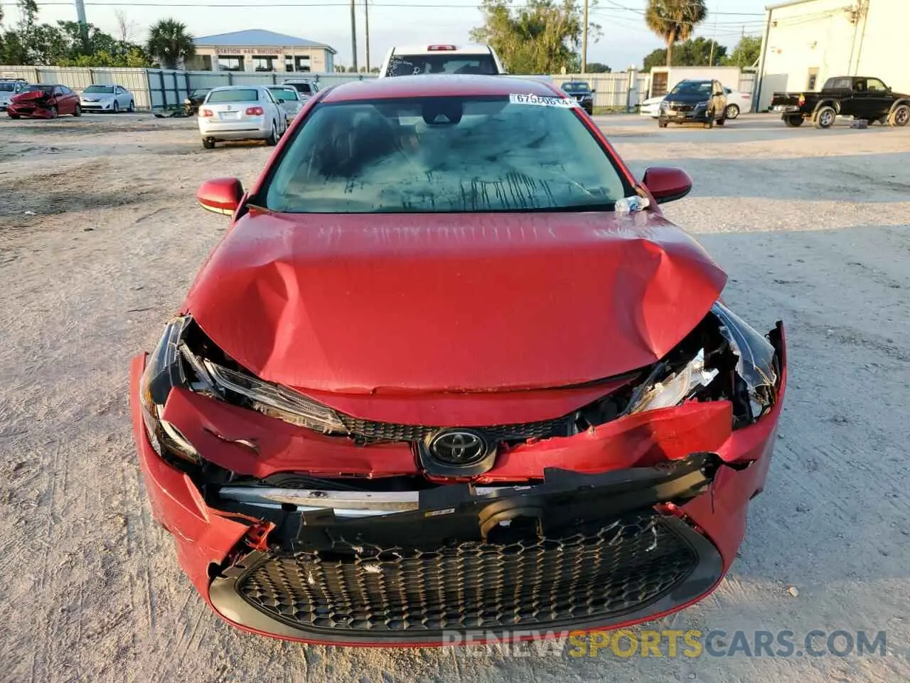 5 Photograph of a damaged car 5YFEPMAE6MP196640 TOYOTA COROLLA 2021