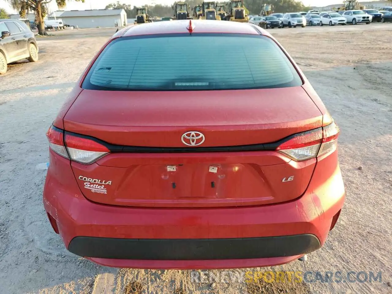 6 Photograph of a damaged car 5YFEPMAE6MP196640 TOYOTA COROLLA 2021